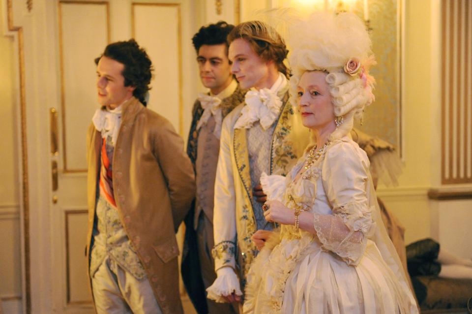 Lesley Manville plays rival madam Lydia Quigley