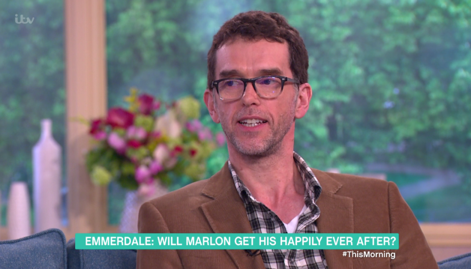 Mark said Marlon loves being in love and has really fallen for Carly