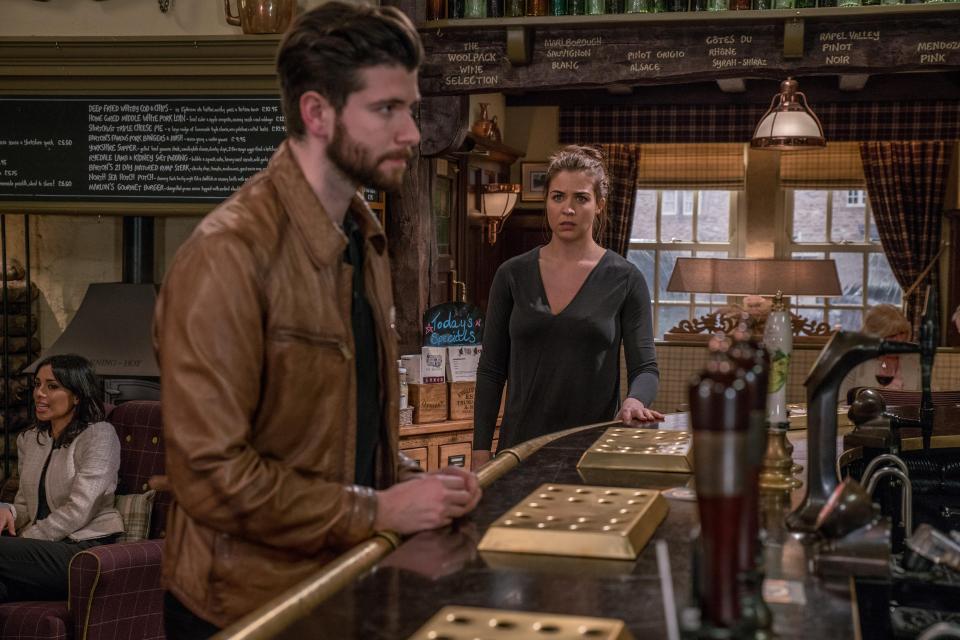 Carly's ex will show up in the village tonight demanding to know why she didn't tell him about their son Billy who died 